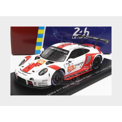 1:43 SPARK Porsche 911 991 Rsr-19 4.2L Team Project-1 #56 24H Le Mans 2022 B.Iribe O.Millroy B.Barnicoat White Red S8649