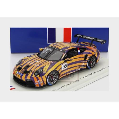 1:43 SPARK Porsche 911 991 Gt3 Cup #53 Porsche Carrera Cup France Spa 2021 Arthur Mathieu SF260