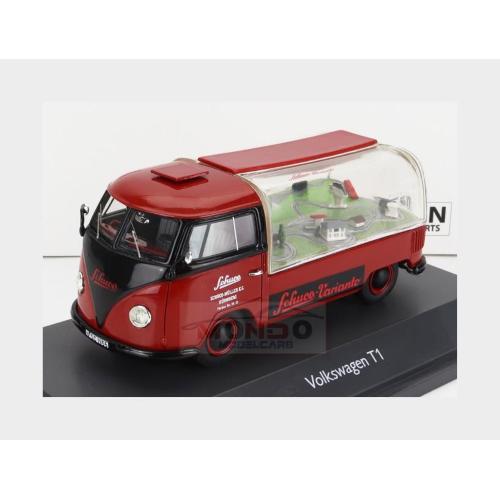 1:43 SCHUCO Volkswagen T1A Schuco Varianto 1964 Red Black 450916200