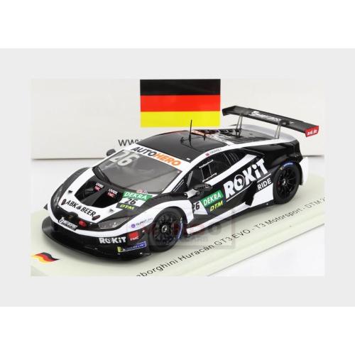 1:43 SPARK Lamborghini Huracan Gt3 Evo Team T3 Motorsport #26 Dtm Season 2021 E.Hawkey White Black SG800
