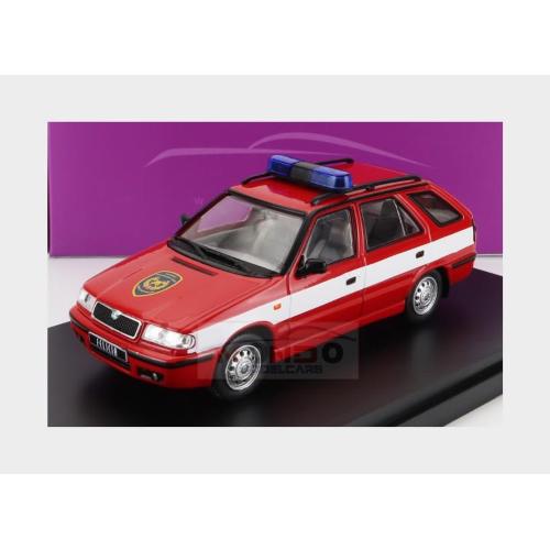 1:43 ABREX Skoda Felicia Fl Combi Sw Station Wagon Fire Engine 1998 Red White 143ABSX-730XL