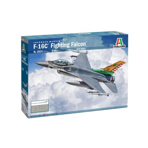 1:48 ITALERI Lockheed Martin F-16C Fighting Falcon Caccia Airplane 1978 Kit IT2825