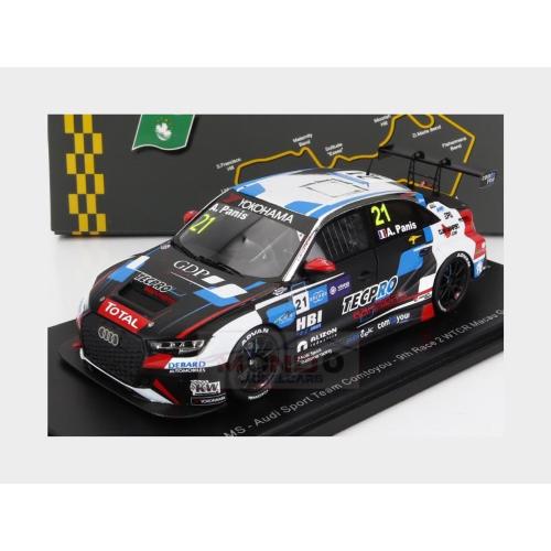 1:43 SPARK Audi A3 Rs3 Lms Team Audi Sport #21 9Th Race 2 Wtcr Macau Guia 2018 A.Panis Black Red White Blue SA204