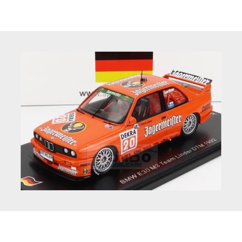 1:43 SPARK Bmw 3-Series M3 Coupe E30 #20 Dtm 1992 W.Gardner Orange SG605