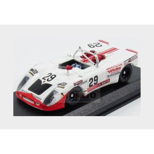 1:43 BEST Porsche 908/2 Flunder Team Wicky Racing #29 24H Le Mans 1971 A.Wicky M.C.Olivar White Red BE9581