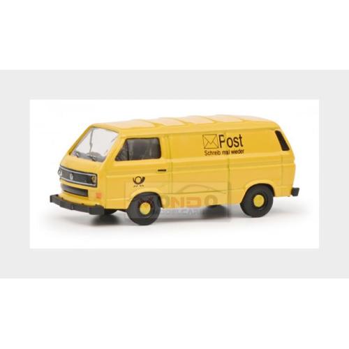 1:87 SCHUCO Volkswagen T3 Van Dbp Post 1979 Yellow 452671200