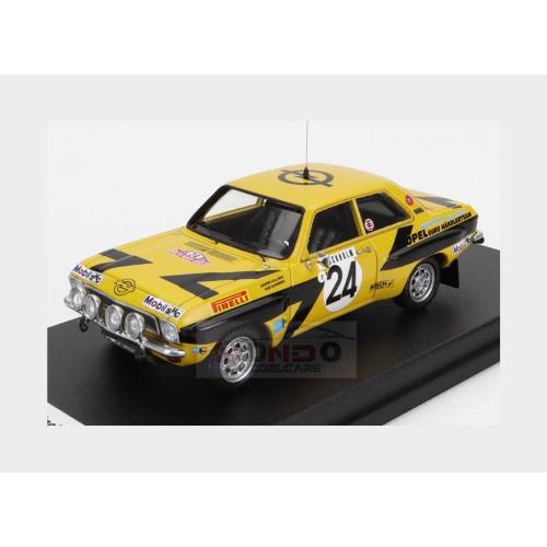 1:43 TROFEU Opel Ascona (Night Version) #24 Rally Montecarlo 1975 A.Kullang C.G.Andersson Yellow Black TRFDSN82