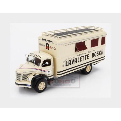 1:43 EDICOLA Berliet Glc6 Version Ii Truck Operation Gas Oil Lavalette Bosh 2-Assi 1969 Cream G111A062