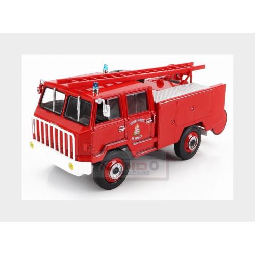 1:43 EDICOLA Berliet Ff 4X4 Tanker Truck 1971 Fire Engine Vigili Del Fuoco Feuerwehr Red White Silver G1790128