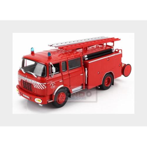 1:43 EDICOLA Berliet Gak 20 Tanker Truck 1969 Fire Engine Vigili Del Fuoco Feuerwehr Red G1790131