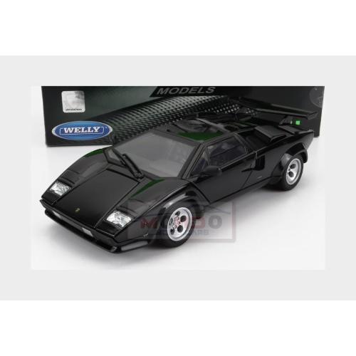 1:24 WELLY Lamborghini Countach Lp5000S 1988 Black WE24112BK