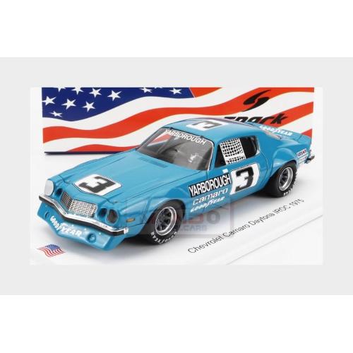 1:43 SPARK Chevrolet Camaro #3 Iroc Daytona Season 1974-1975 C.Yarborough Light Blue US221