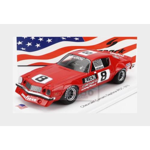 1:43 SPARK Chevrolet Camaro #8 Iroc Daytona Season 1974-1975 B.Allison Red US222