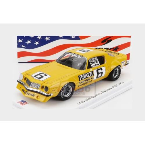 1:43 SPARK Chevrolet Camaro #6 Iroc Daytona Season 1974-1975 D.Pearson Yellow US224