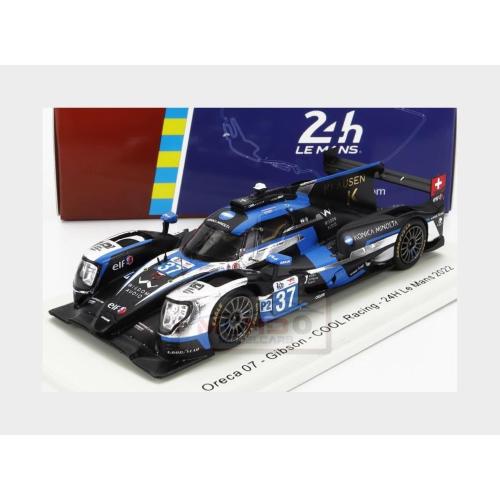 1:43 SPARK Oreca Gibson 07 Gk428 4.2L V8 Team Cool Racing #37 24H Le Mans 2022 Y.Ye R.Taylor N.Krutten Black Blue Silver S8632