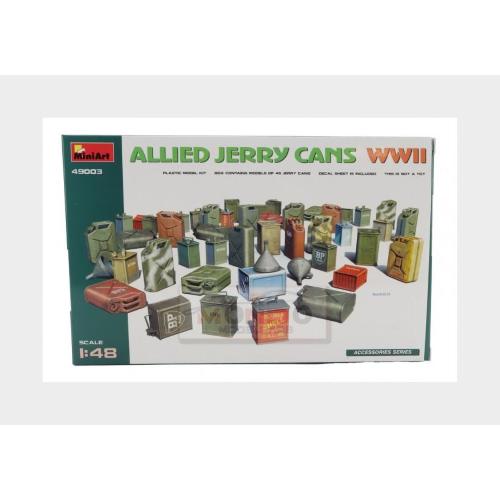 1:48 MINIART Accessories Allied Jerry Cans 1945 Kit MA49003