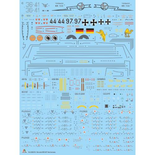 1:32 ITALERI Tornado IDS Aereo Plane Kit IT2520