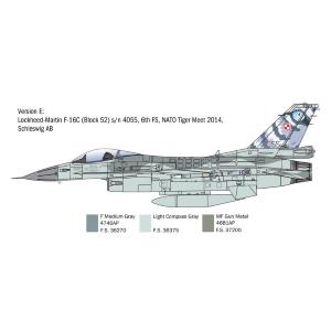 1:48 ITALERI Lockheed Martin F-16C Fighting Falcon Caccia Airplane 1978 Kit IT2825