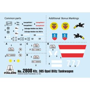 Opel Blitz Tankwagen Kfz.385 Battle Of Britain 80° Anniversary Kit IT2808