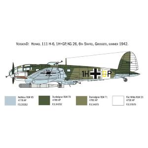 HEINKEL HE111H 1:72 Kit IT1436 