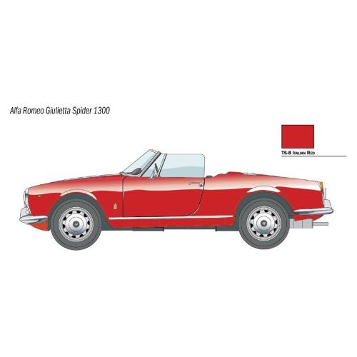 1:24 ITALERI Giulietta Spider 1300 Kit IT3653