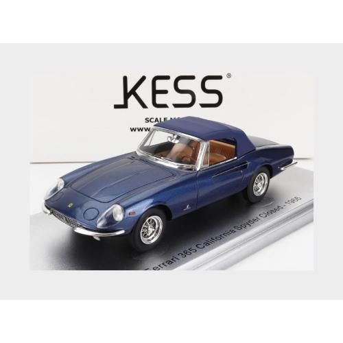 1:43 KESS MODEL Ferrari 365 California Spider Closed 1966 Blue KE43056282