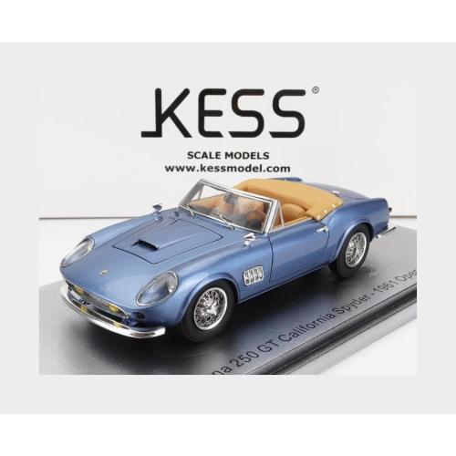 1:43 KESS MODEL Modena 250Gt California Spider Open 1961 Light Blue Met KE43058002