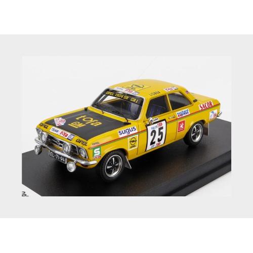 1:43 TROFEU Opel Ascona (Night Version) #25 Rally Tap 1973 M.Quepe M.Amaral Yellow Black TRFDSN89