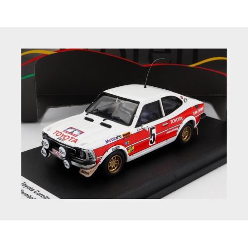 1:43 TROFEU Toyota Corolla Levin (Night Version) #5 Winner Rally Baltic 1977 A.Warmbold J.Todt White Red TRRDE41