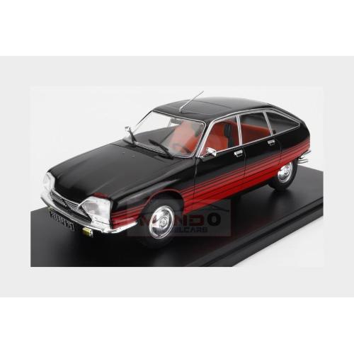 1:24 EDICOLA Citroen Gs Basalte 1978 Black Red ABCIT057