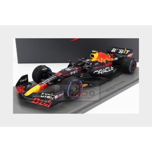 1:18 SPARK Red Bull F1 Rb18 Team Oracle Red Bull Racing #11 Winner Monaco Gp 2022 Sergio Perez Con Vetrina With Showcase Special Box 18S763