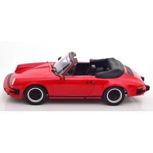 1:18 KK SCALE Porsche 911 Sc Cabriolet 1983 With Extra Soft-Top Red KKDC180752