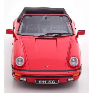 1:18 KK SCALE Porsche 911 Sc Cabriolet 1983 With Extra Soft-Top Red KKDC180752