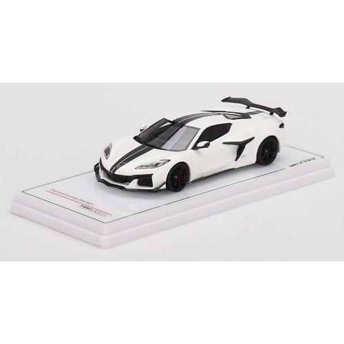1:43 TRUESCALE Chevrolet Corvette Z06 Arctic White 2023 TSM430669