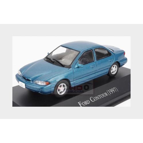 1:43 EDICOLA Ford Usa Contour 1997 Blue Met GRANDAUTOMEMOMEX021