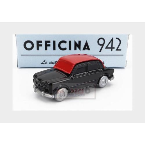 1:76 OFFICINA-942 Fiat 1100/103 Tv 1953 Black Red ART1035B