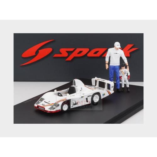 1:64 SPARK Porsche Pedal Car Type 935 936/81 #11 Winner 24H Le Mans 1981 Little Big Mans With Figures Cm 6.5 S7840