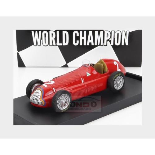 1:43 BRUMM Alfa Romeo F1 159 #2 World Champion Belgium Gp Juan Manuel Fangio 1951 Red R043