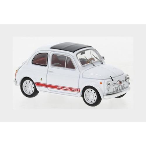 1:43 IXO Fiat 500 Abarth 595 Ss 1965 White Red CLC484N.22
