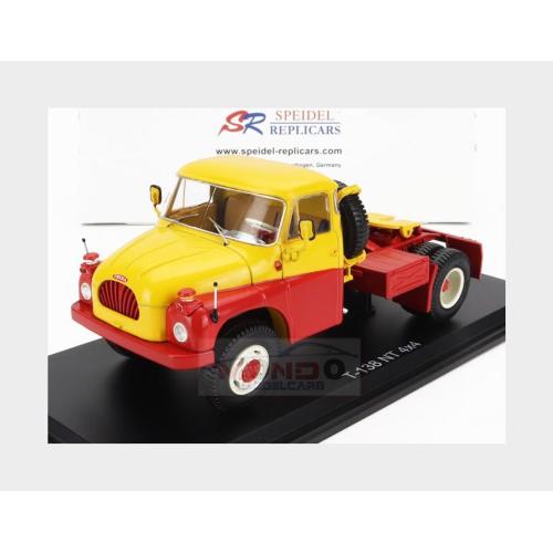 1:43 PREMIUM CLASSIXXS Tatra T138 Tractor Truck 3-Assi 1959 Red Yellow PREM47143