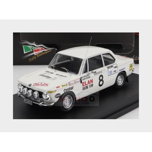 1:43 TROFEU Bmw 2002 Ti (Night Version) #8 Rally Montecarlo 1971 W.Poltinger H.Hartinger White TRRFR60
