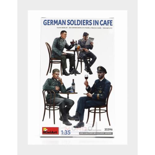 1:35 MINIART Figures German Soldier Military In Cafe 1944 Kit MA35396