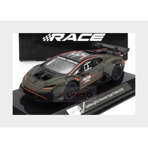 1:43 BURAGO Lamborghini Huracan Lp620-2 Evo #63 Super Trofeo 2019 Green BU38305