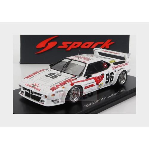 1:43 SPARK Bmw M1 M88 3.5L S6 Team Garage Du Bac #96 24H Le Mans 1980 F.Alliot J.Guerin White Red S6400