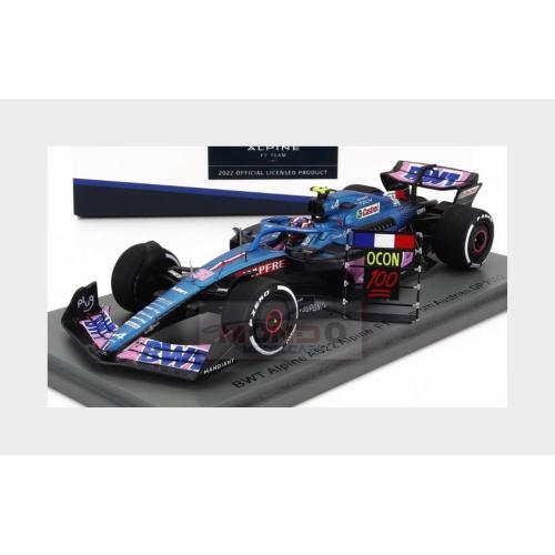 1:43 SPARK Renault F1 A522 Team Alpine Bwt #31 5Th Austrian Gp 2022 100Th Gp Esteban Ocon S8543