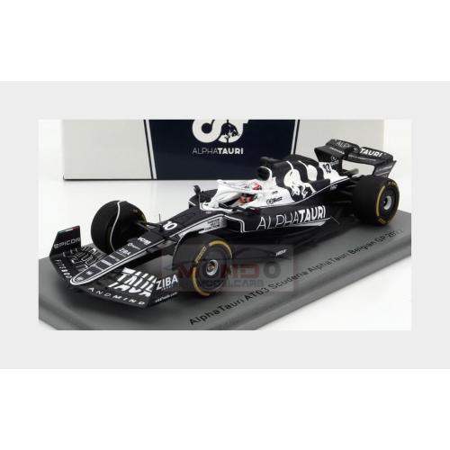 1:43 SPARK Alpha Tauri F1 At03 Honda Team Alpha Tauri #10 Belgium Gp 2022 100Th Gp Pierre Gasly White Blue S8544