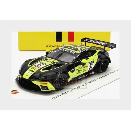 1:43 SPARK Aston Martin Vantage Amr Gt3 Team Beechdean Amr #97 24H Spa 2022 D.Pittard C.Fagg T.Nouet R.De Angelis Black Yellow SB536