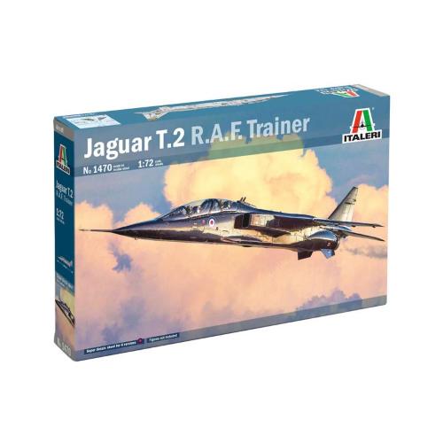 1:72 ITALERI Jaguar T.2 R.A.F Trainer Military Airplane 1970 Kit IT1470