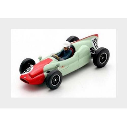 1:43 SPARK Cooper F1 T51 #18 4Th Monaco Gp 1960 T.Brooks Green Red S8047