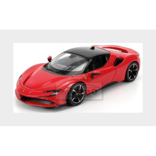 1:24 BURAGO Ferrari Sf90 Hybrid Stradale 2019 Red BU26028R